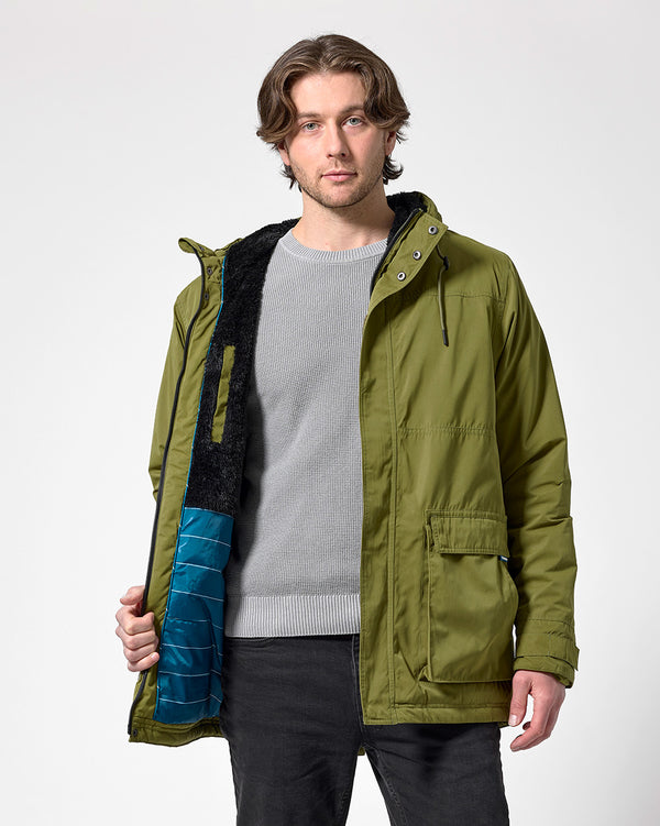 Vesta Parka In Kelp Green