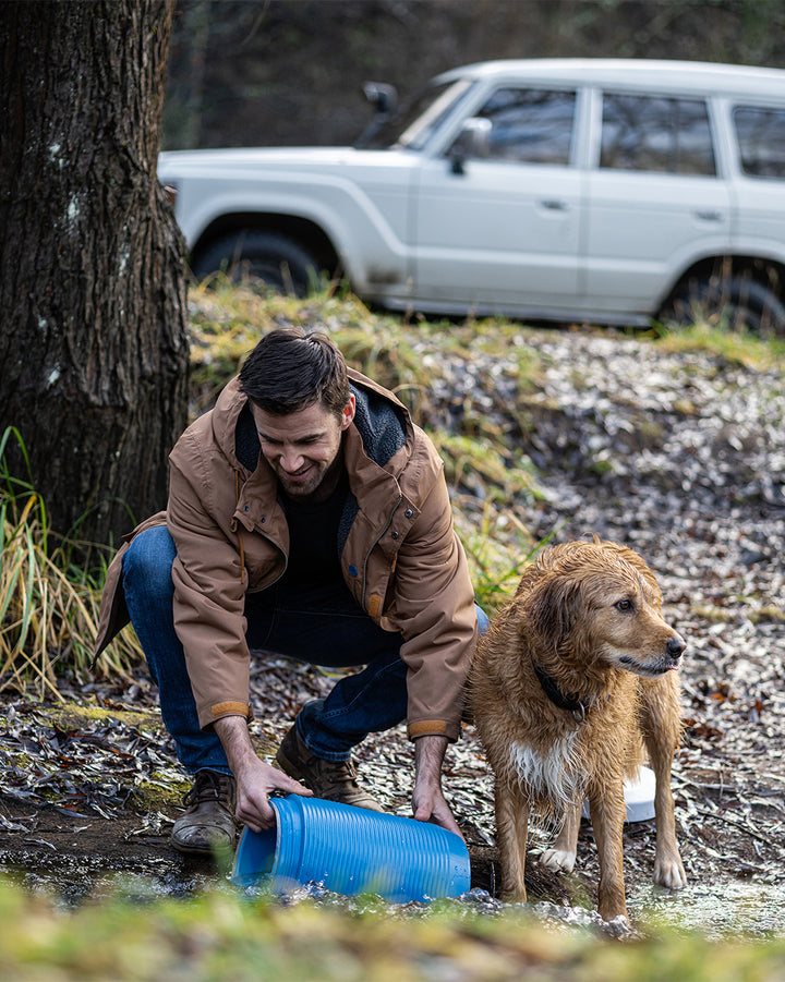 Altair Coat in Saddle