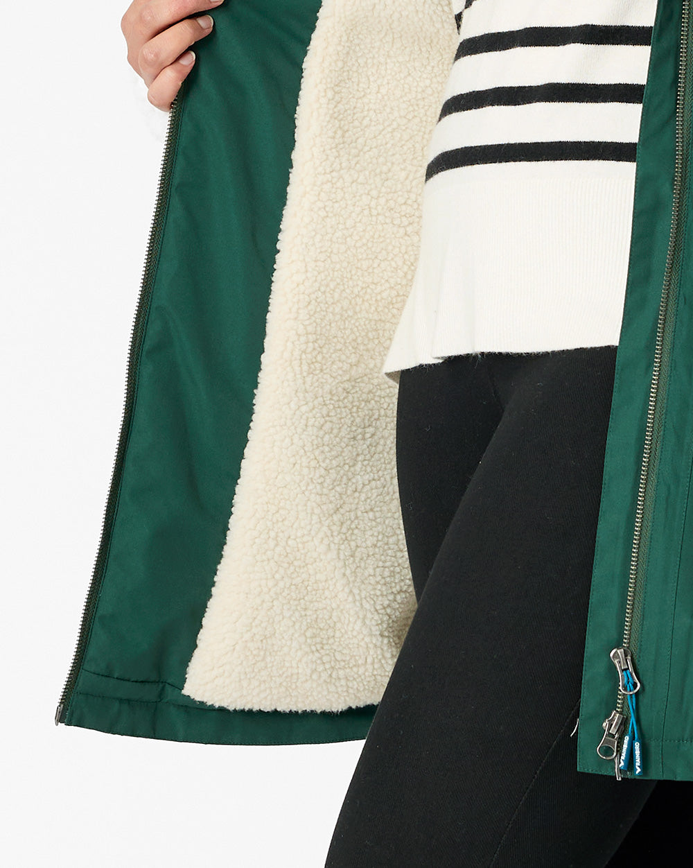 Hestia Coat in Evergreen