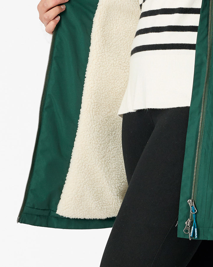 Hestia Coat in Evergreen