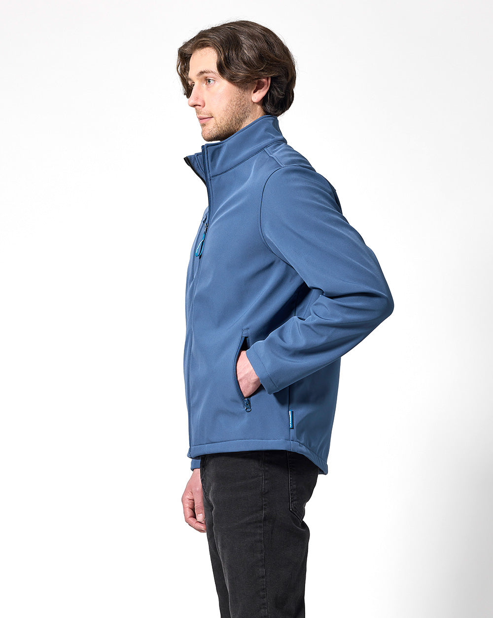 Dunstall Softshell Jacket in Storm Blue