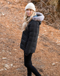 Elara Urban Puffer in Black