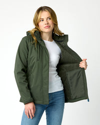 Ellis Softshell Coat in Beetle