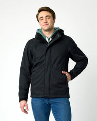 Jones Softshell Coat in Black