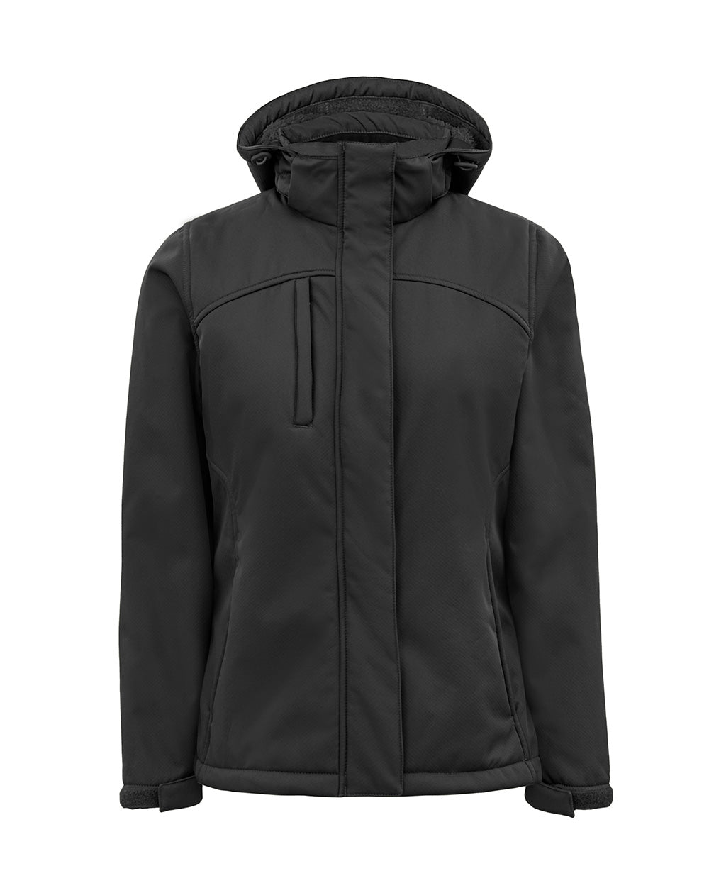 Ellis Softshell Coat in Black