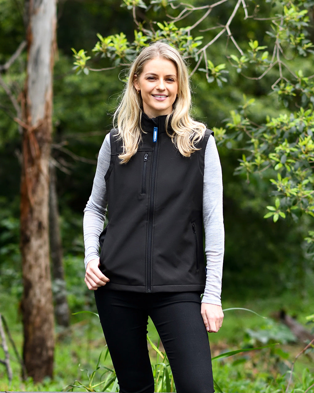 Freeman Softshell Vest in Black