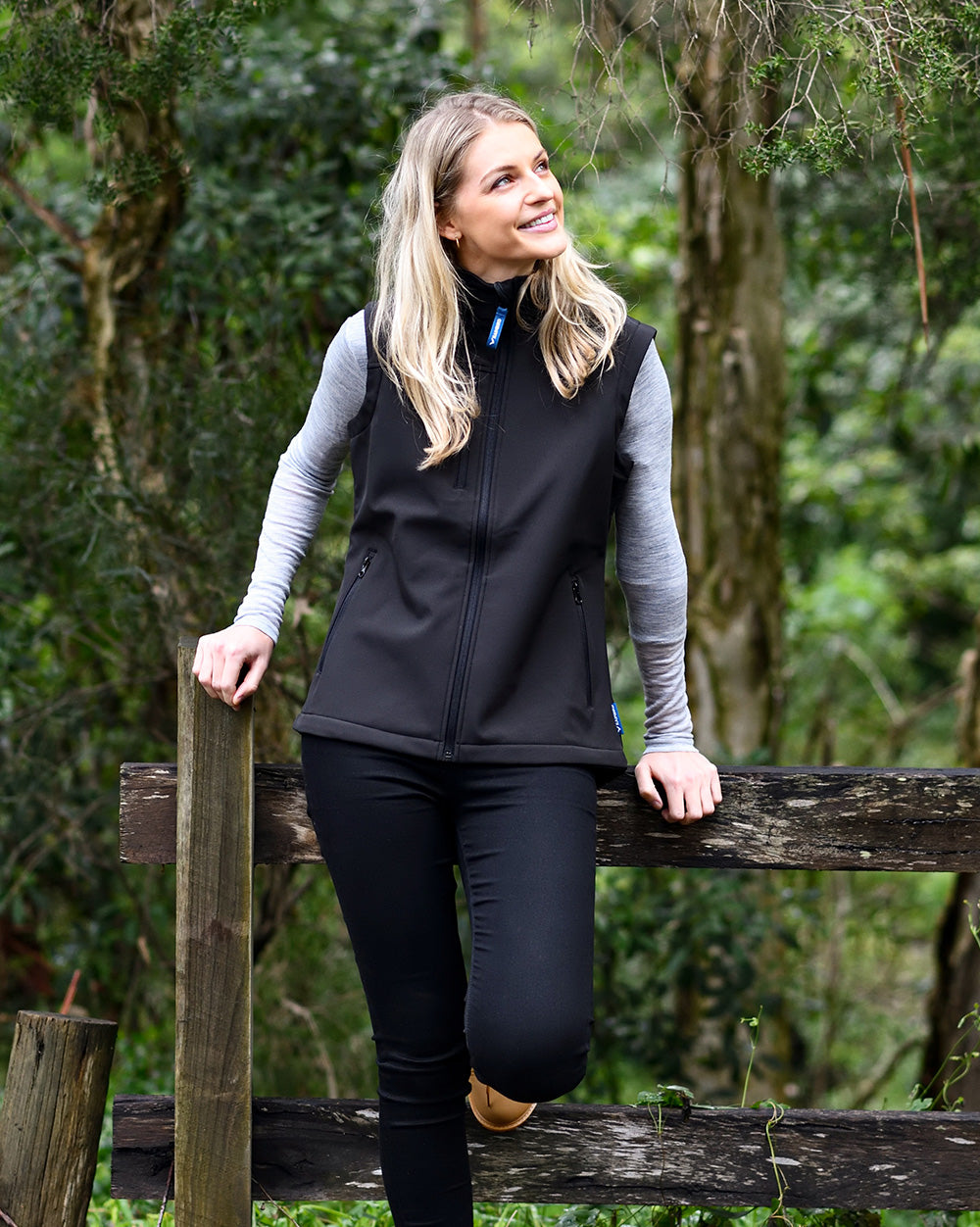 Freeman Softshell Vest in Black