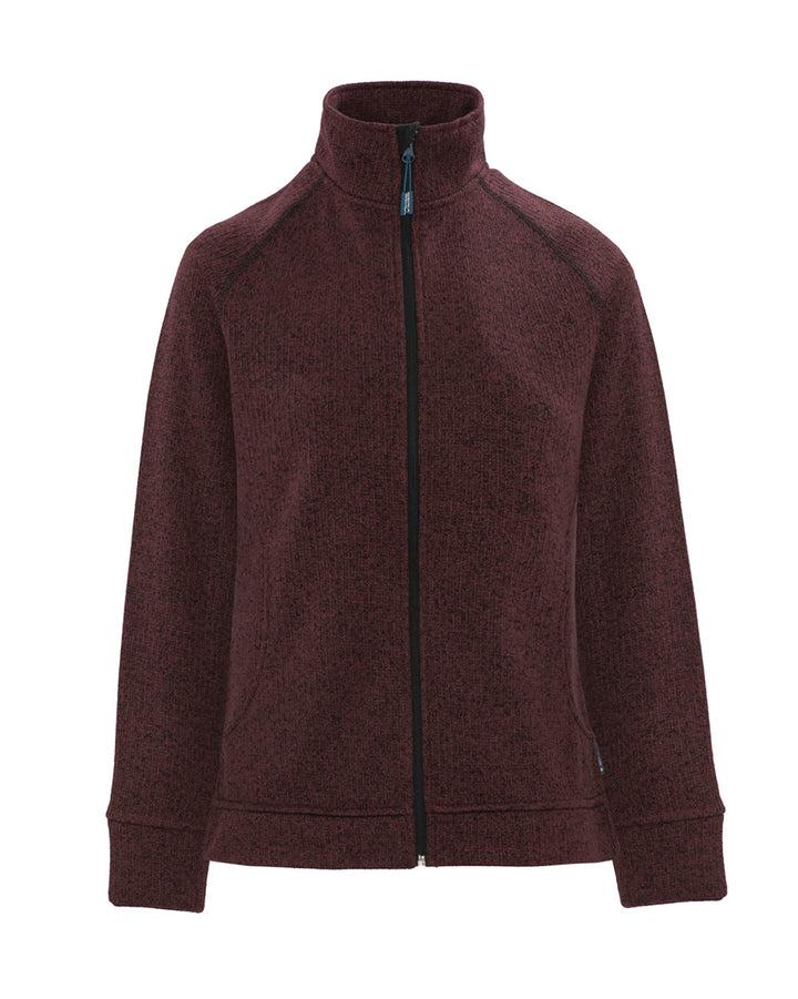 Imai Recycled Knit Jacket in Fig Marle