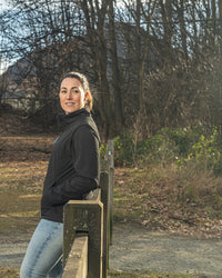 Solid Carroll Jacket in Black