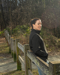 Solid Carroll Jacket in Black