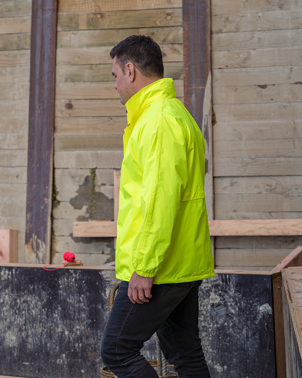 STOWaway Jacket in Fluoro Yellow