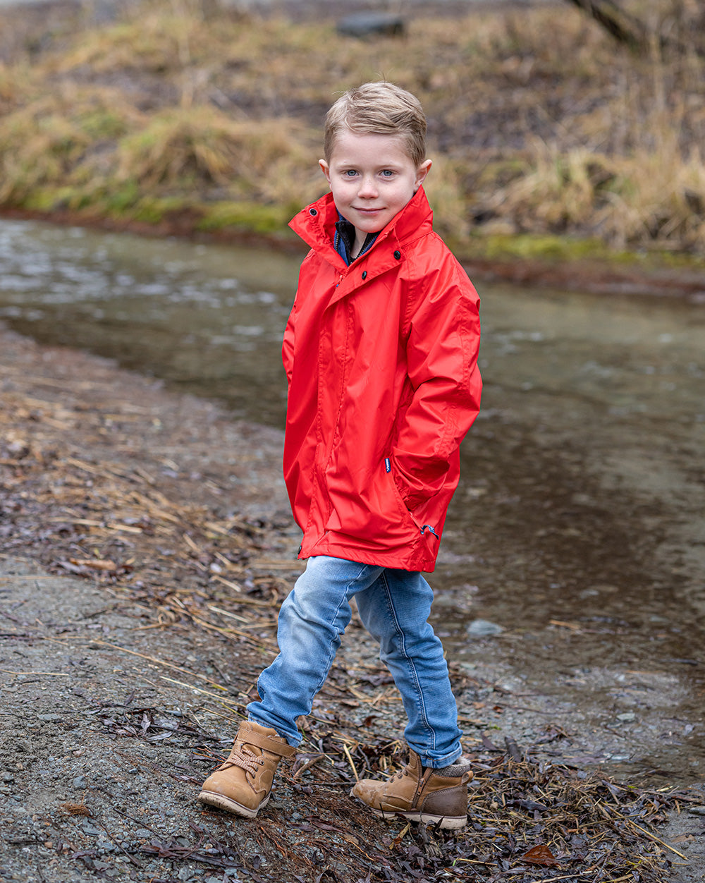 STOWaway Kids Jacket in Red