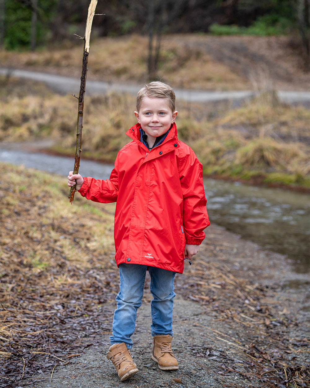 STOWaway Kids Jacket in Red