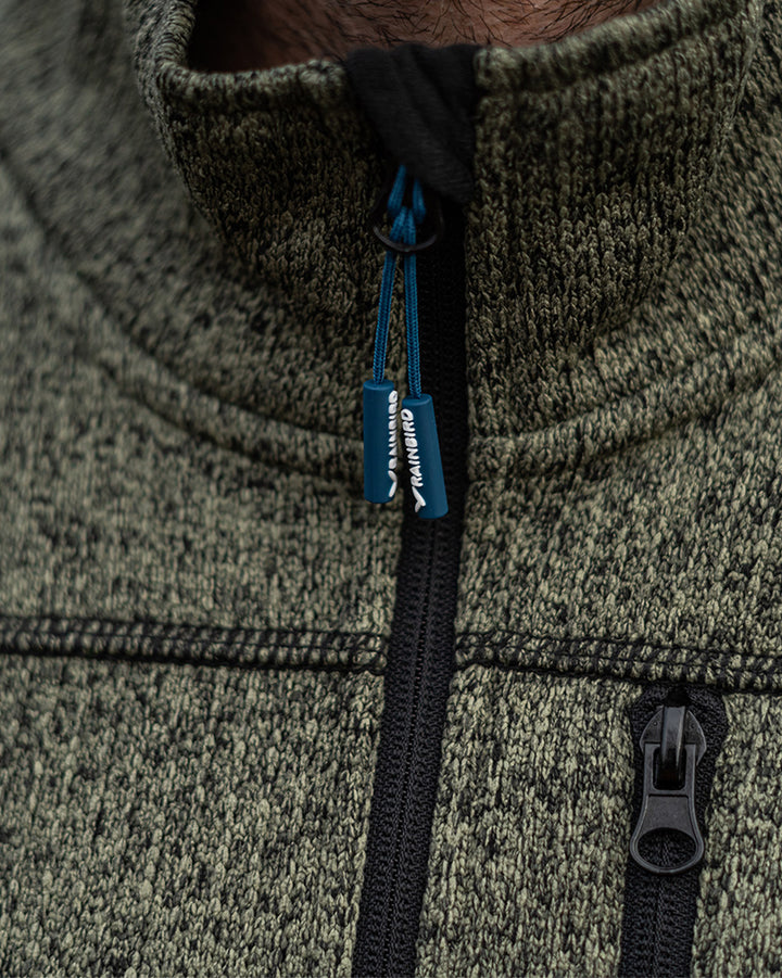 Elnath Recycled Knit in Olive Marle