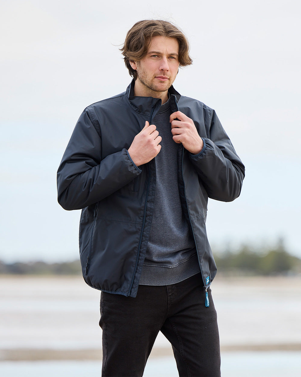 Pilot Jacket in Navy