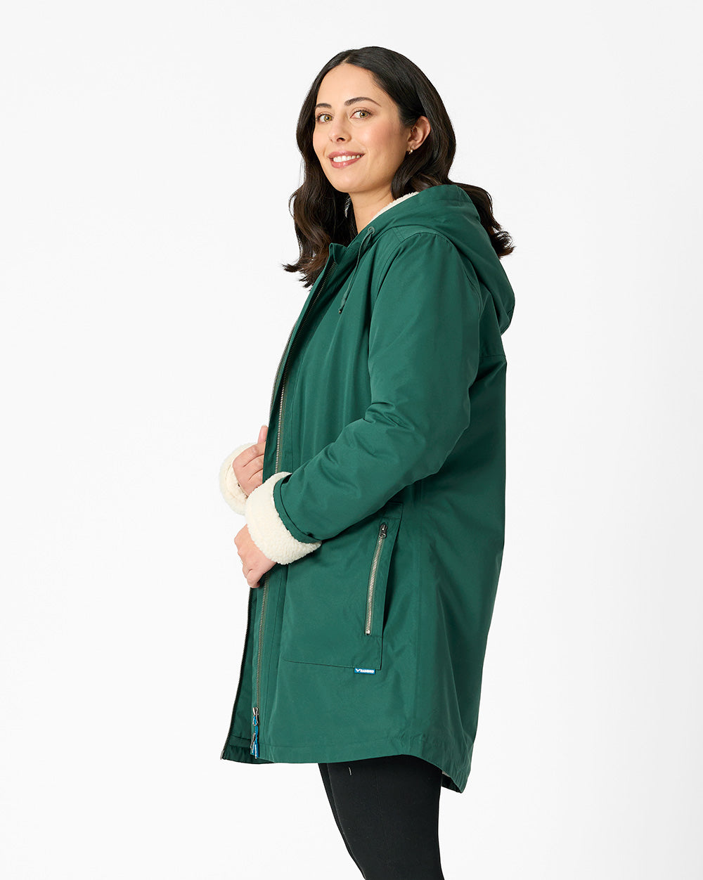 Hestia Coat in Evergreen