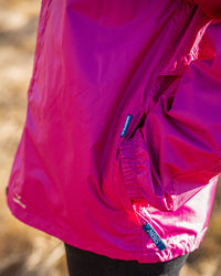 STOWaway Jacket in Raspberry