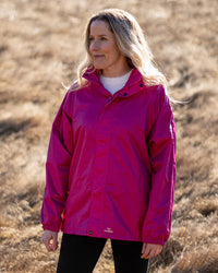 STOWaway Jacket in Raspberry