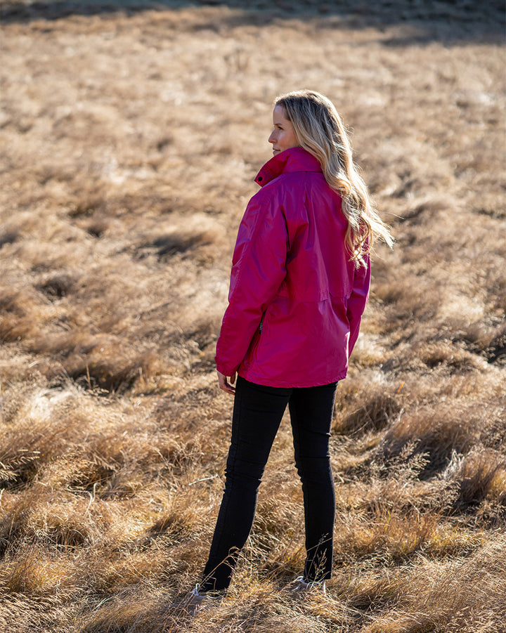 STOWaway Jacket in Raspberry