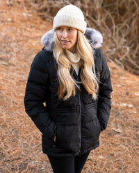 Elara Urban Puffer in Black