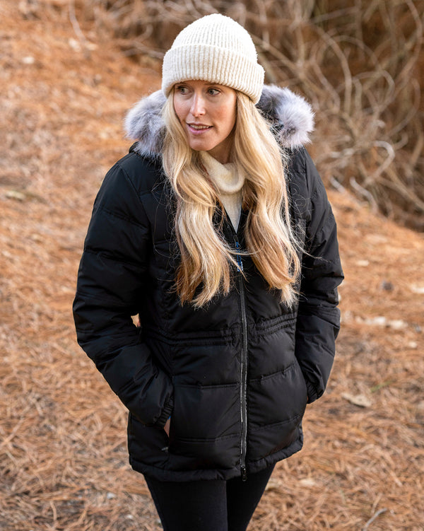 Elara Urban Puffer in Black